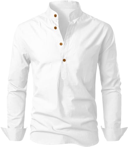 Image of Men's Kurta || Chinese Collar Long Sleeves || Straight Hip Length Kurtas || Short Kurta for Men || for Festival || Function || Occasion Wear Fancy Kurta for || Best Gifts for Mens