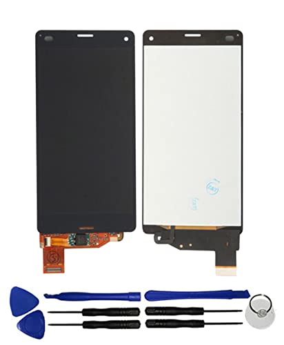 OYOG Ecran pour Sony Xperia Z3 Compact D5803 D5833 SO-02G Vitre Tactile LCD Assemblé (sans Châssis) Remplacement Noir