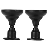 VGEBY 2pcs Europeanytyle Iron Retro -Table Dekorationen, Elegante Wohnzimmertischausstellung, Bardekoration (BLACK)