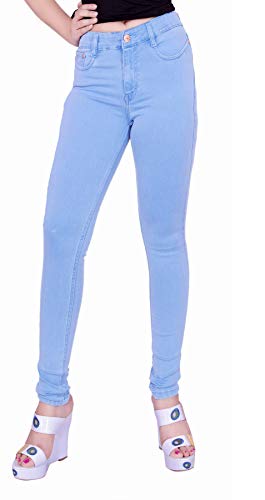 Image of FCK-3 Stretchable Denim Pencil Fit Regular Fit High Waist Jeans for Women