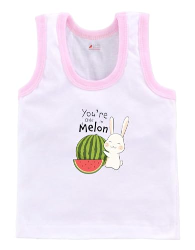 Image of Lush Plush Baby Boys Relaxed Fit White Cotton Vest | Lightweight, Breathable | Ganji | Banian | Baniyan | Kids Sando for Infant Newborn Toddler