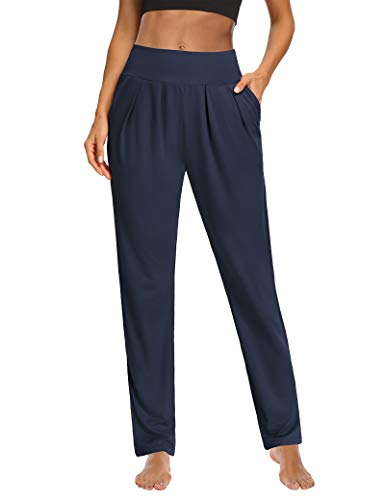 Sarin mathews womens yoga sweatpants pleated wide leg loose comfy…