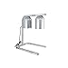 Nemco 6000A-2 Two Bulb Freestanding Heat Lamp - 120V