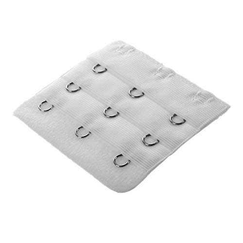 3 X 3 Hook Bra Bra Underwear Extension Straps Extension 3 Parts White Fashion Book