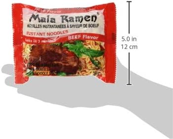 Mala Ramen Instant Noodle - Beef Noodles 85G (Case Of 24) 2.04 Kg - Cooks In 3 Minutes — view 7