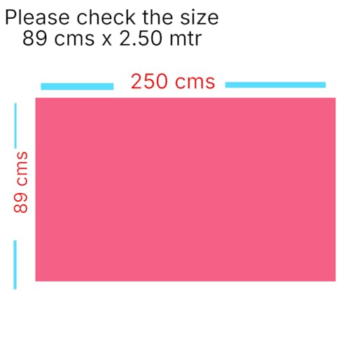 Image of 100% Cotton Unstitched Material Cloth for Women's Skirts, Saree Petticoats, Pyjamas, Patiyala Pants, Salwar, 2.50 Meter Poplin,89 cms Width Fabric (White)