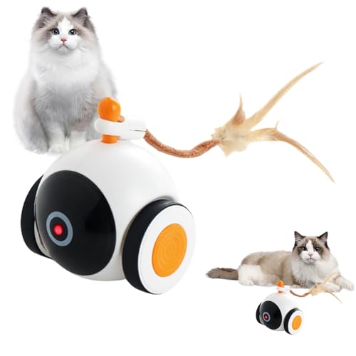 Juguete interactivo de pelota para gatos, bola rodante automática, juguete inteligente para mascotas, juegos de interior recargables activados por movimiento, suministros para mascotas para todas las