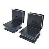 Ranbo 304 Stainless Steel 90 Degree Square Frameless Glass Clamp Connector/Shower Door Fixed...