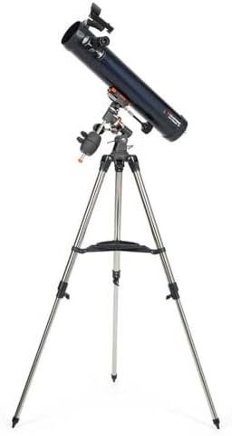 Celestron 31035 AstroMaster 76EQ Newtonian Reflector Telescope, Dark Blue