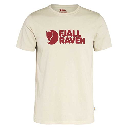 Fjällräven Herren Logo M/T-Shirt, Kreideweiß, L EU