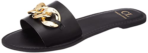 Image of Carlton London Womens Cll-7401-a Flat Sandal