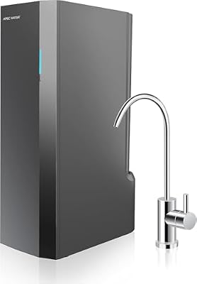 APEC Tankless RO Water Filter System ROTL-AIO-A - Four-in-One Premium Reverse Osmosis Water Filtration, 2:1 Pure to Drain, Filters Fluoride, Heavy Metals, 1K+ Impurities, Easy DIY Install & Care