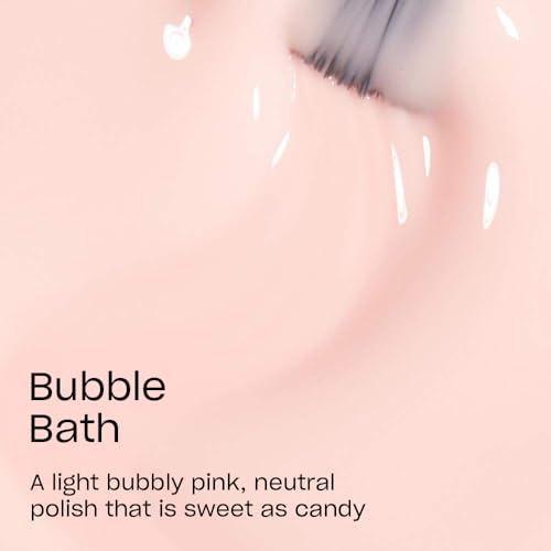OPI Nail Lacquer Bubble Bath | Sheer Nude Pink Crème Chip Resistant Nail Polish | Vegan, Fast Drying, Streak Free - Image 4