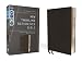 NIV, Thinline Reference Bible, Premium Leather, Calfskin, Black, Red Letter Edition, Comfort Print