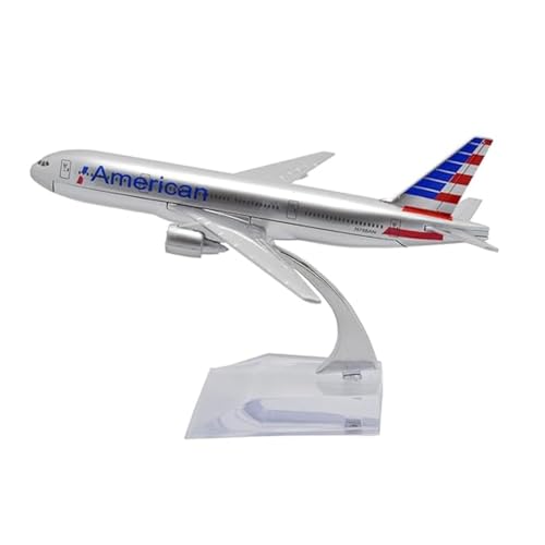 Image of Toys Uncle Diecast Aeroplane Scale Model, (B777 American 16 CM)
