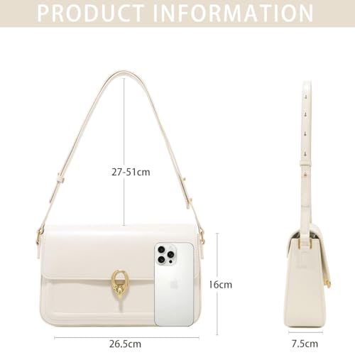 Image of LA FESTIN Small Genuine Leather Purses for Women Designer Shoulder Purse