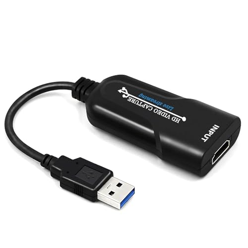 Image of HDMI to USB 3.0 Audio Video Capture Card, Full HD UP to 1080P 60fps Live Video Recorder Game Capture Card for Laptop High Definition Acquisition, Live Broadcasting