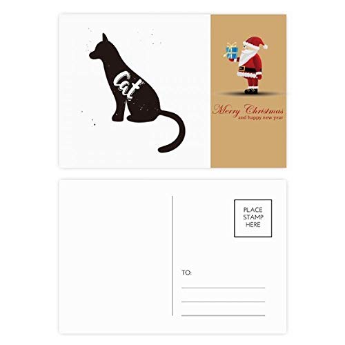 Cartes postales chat noir et blanc lot de 20 papeterie correspondance