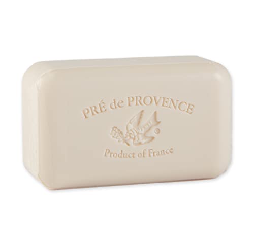 Image of Pre de Provence Artisanal Soap Bar, Natural French Skincare, Enriched with Organic Shea Butter, Quad Milled for Rich, Smooth & Moisturizing Lather, Amande, 5.3 Ounce