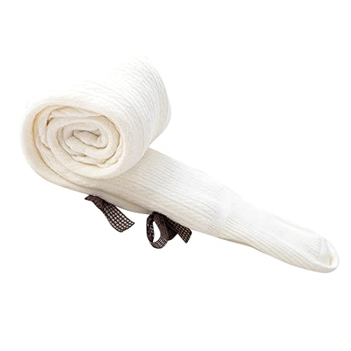 Girls Warm Leggings Knitted Stocking Toddler Kids Winter Cotton Thick Fleece Lined Stretchy Full Length Pants(e-White,12-24 Months)