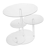 Rangement pratique : la conception détachable le rend facile à démonter et à ranger, économisant de l'espace et en faisant un choix idéal pour événements et commerciaux, support à cupcakes rond, support à cupcakes rond