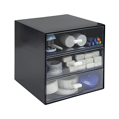 Zuiaso Desk Organizer with Drawer, Desk Storage Box, Plastic Office Stationery Supplies Organizers...