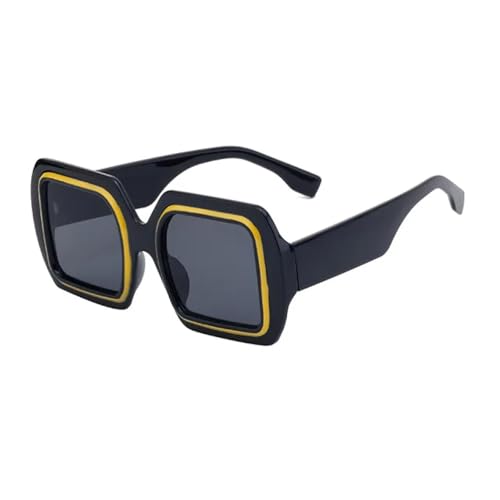 Lunettes de soleil rétro surdimensionnées femmes protection UV400 verres larges