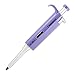 Globe Scientific Diamond 3301-200 Adjustable Volume Pipette, 20-200ÂµL Volume, Lavender