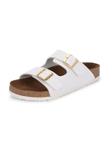 Image of EL PASO Leather Fashion Sandals Casual Platform Heels Wedges Cork Sole Sandal for Women & Girls