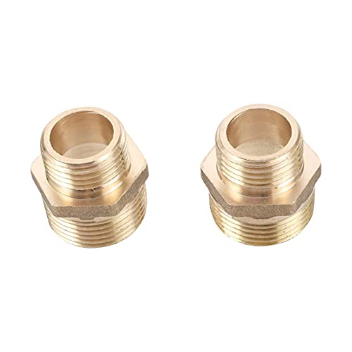 Connecteur 1/2 vers 3/4 en laiton massif pour raccord d'eau durable - 7