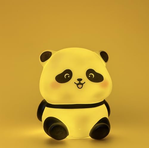 Image of Cubbie Cute Sleeping & Sitting Panda Night Light Lamp Battery Operated Table and Desk Decorations Gift Pandas (Pack of 2)