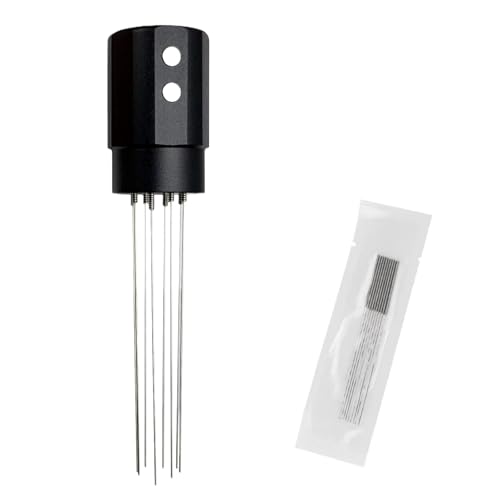 Magnetic Espresso Distribution Tool with Stainless Steel Needles