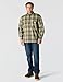 Carhartt Men's Loose Fit Midweight Chambray Long-Sleeve Plaid Shirt, Dusty Olive, 3X-Large Tall