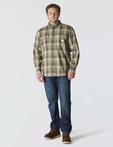 Image of Carhartt Men's Fort Loose Ls Plaid Shirt