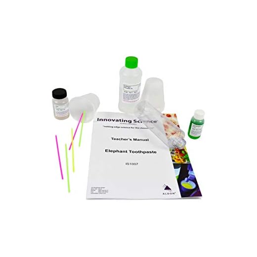 Elephant Toothpaste Elementary Chemistry Kit - Explore Chemical Reactions, Phase Changes and Catalysts - Science at Home Series - Innovating Science