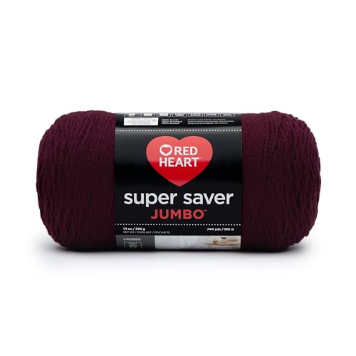 Image of Red Heart Super Saver Jumbo Yarn, Claret