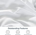 ACCURATEX Duvet Queen, 500GSM Ultra Soft Down Alternative Comforter,90x90 | Fluffy Thick Warm for Fall Winter, 8 Corner Tabs,Box-Stitched Quilt Edged with Piping, Machine Washable