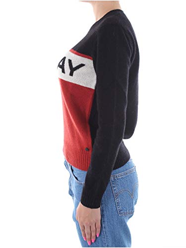 REPLAY Dk6006.000.g22568 Felpa, Nero (Black/Pale