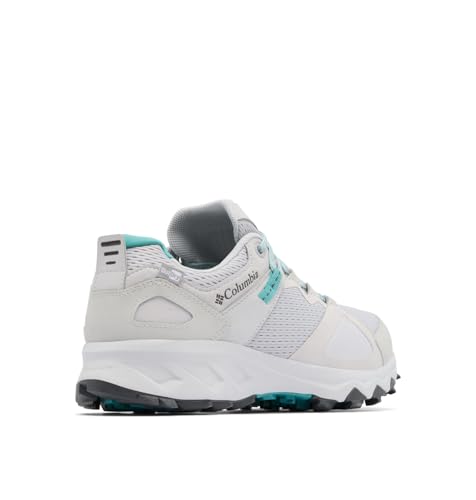 Columbia Womens Peakfreak Hera Outdry Waterproof Hiking Shoe, Cumulus Grey/Teal, 10