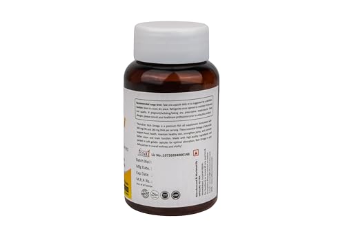 Image of Omega 3 Fish Oil Capsules | 600mg EPA & DHA Omega-3 Fatty Acids | Supports Heart, Brain, Eye & Joint Health | Fish Oil Softgel Supplement for Men & Women | 60 Capsule Pack of-3