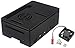 ABS Plastic Case with Cooling Fan for Raspberry Pi 4 Model B – Durable Protective Enclosure for Optimal Heat Dissipation