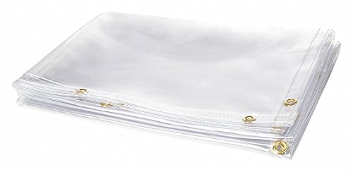 Steiner Transparent Vinyl Welding Curtain, 6 ft. H x 6 ft.W x 0.016
