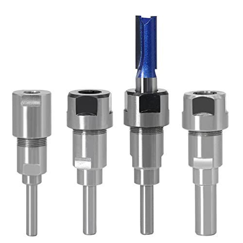 8mm a 12mm haste roteador bit extensão haste pinça máquina de gravura extensão fresa para madeira