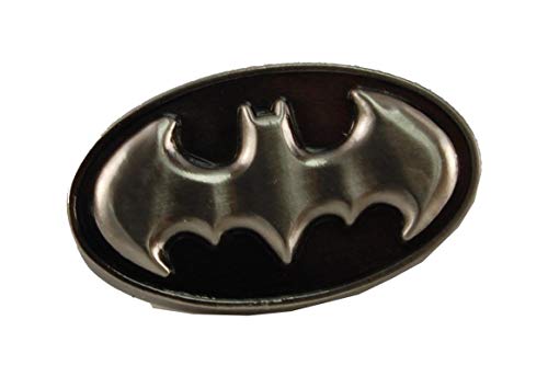DC Batman Logo Pewter Lapel Pin,Silver,1