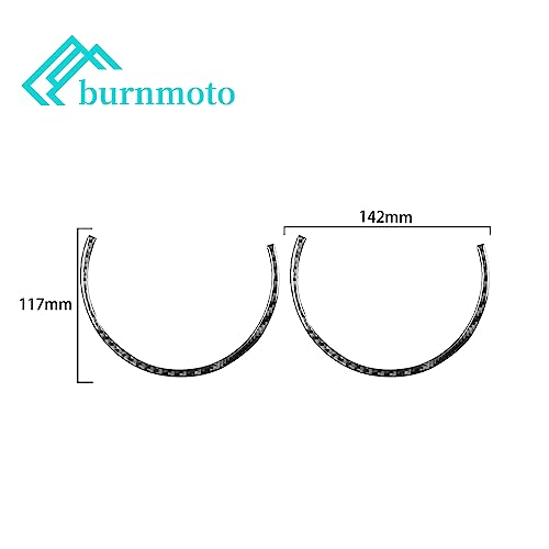 Anillo para portavasos de fibra de carbono para Mini Cooper miniatura 7