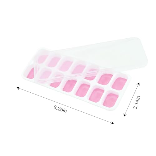 Set de 4 Moldes de Silicona para Cubitos con Tapa miniatura 2