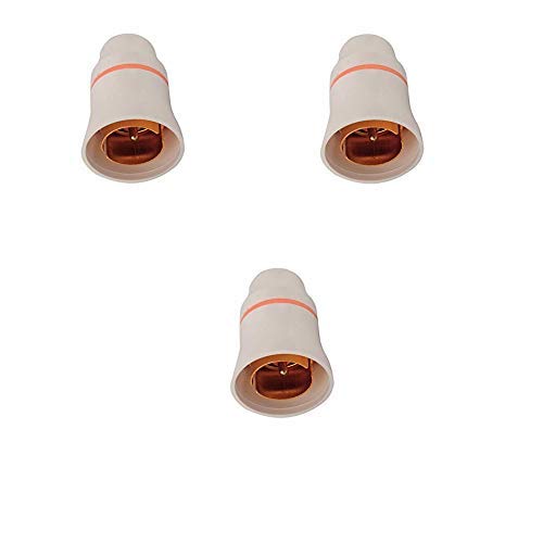 Siddhi Pendant Bulb Holder for Wall, B22 Batten Lamp Holder for Led/Electric Bulb for Home (White (Pack of 3)-image-37