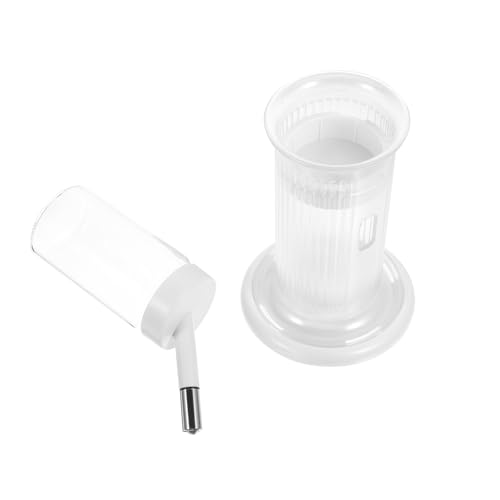 FONDOTIN 自動立式給水器 ハムスター用繊細な水やり器 フロアチンチラボトル ペット用便利ウォーターフィーダー