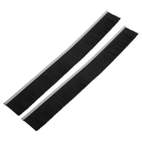 POPETPOP Striscia Spazzola per Cassetta Postale in Nylon 2 Pezzi con Setole Alte 30mm, Spazzola Sigillante per Coperchio Cassetta Lettere Resistente alla Polvere e Umidità, Accessorio
