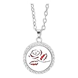 HIRMENENTE New 2026 Metal Aroma PeRIFume Diffuser Locket Pendant Stainless Steel Magnitic Necklace Essential OriI Aromatherapy Box Jewelry Fashion Accessories Creative Gift